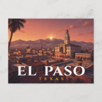 Carte postale d'El Paso | Souvenir du théâtre Plaz