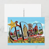Carte postale d'El Paso TX (Devant / Derrière)
