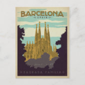 Carte Postale dela Sagrada Familia - Barcelone, Espagne (Devant)