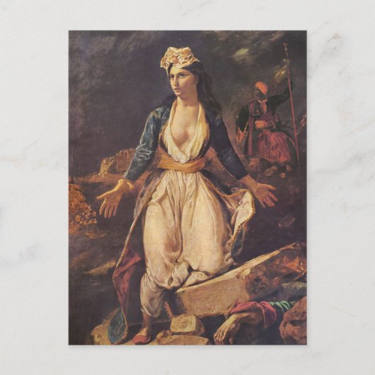 Carte Postale Delacroix Art (Devant)