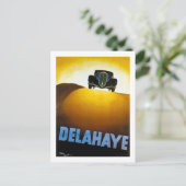 Carte Postale Delahaye - Publicité Vintage (Debout devant)