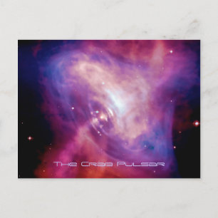 Carte Postale Délai de Pulsar de crabe - Étoile de neutron
