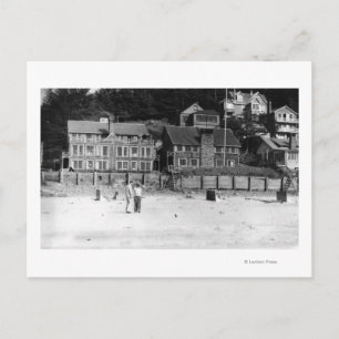 Carte Postale DeLake, Oregon Vue sur Canyon Drive Apts.