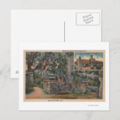 Carte Postale Deland, FL - Ruines de l'ancienne usine espagnole  (Devant / Derrière)