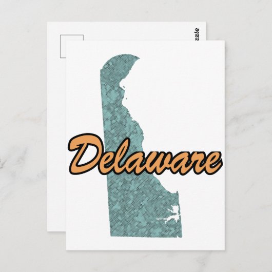 Carte Postale Delaware (Devant / Derrière)