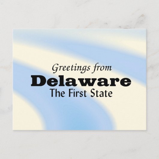 Carte Postale Delaware (Devant)