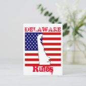 CARTE POSTALE DELAWARE (Debout devant)