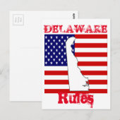 CARTE POSTALE DELAWARE (Devant / Derrière)