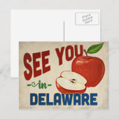 Carte Postale Delaware Apple - Vintage voyage (Devant / Derrière)