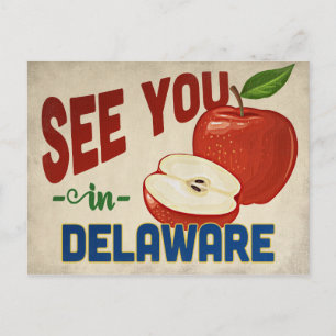 Carte Postale Delaware Apple - Vintage voyage