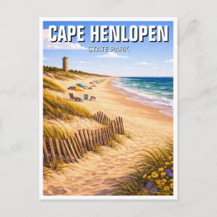 Carte Postale Delaware Cape Henlopen State Park