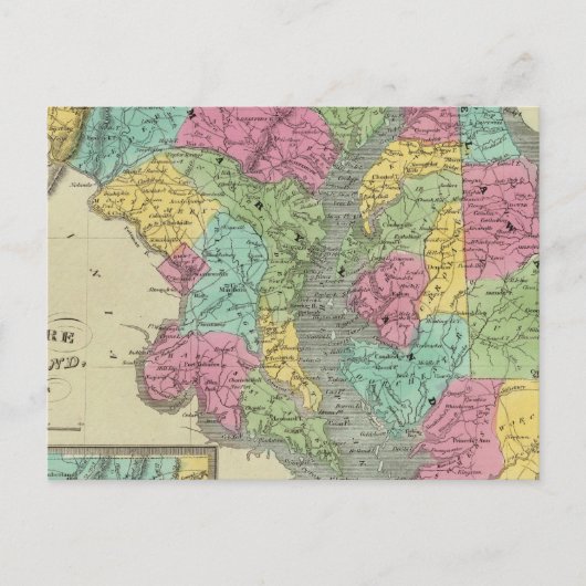 Carte Postale Delaware Et MaryLand (Devant)