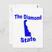 Carte Postale Delaware : L'État du Diamant (Devant / Derrière)