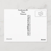 Carte Postale Delaware, rue Loockerman (Dos)