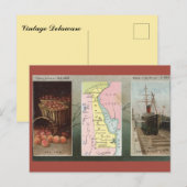 Carte Postale Delaware vintage (Devant / Derrière)