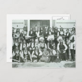 Carte Postale Délégation indienne des dirigeants sioux à Washing (Devant / Derrière)