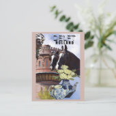 Carte Postale Delft Pays-Bas Holland Poterie Travel (Debout devant)