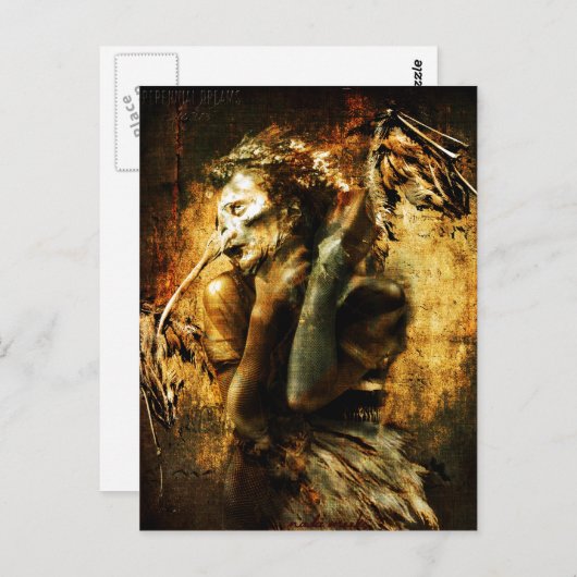 Carte Postale Délicat (Devant / Derrière)