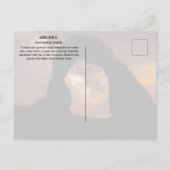 Carte Postale Delicate Arch Under Starry Sky Arches NP Postcard (Dos)