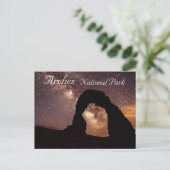 Carte Postale Delicate Arch Under Starry Sky Arches NP Postcard (Debout devant)