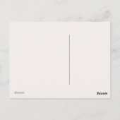 Carte Postale Délicate Camellia rose pâle (Dos)