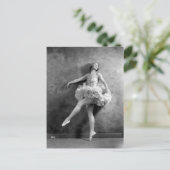 Carte Postale Delicate Vintage Ballerina Dancer (Debout devant)
