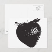 Carte Postale Délice aux fraises (Devant / Derrière)