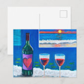 Carte Postale Délice d'après-midi (Devant / Derrière)