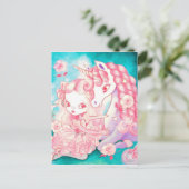 Carte Postale Délice de Licorne (Debout devant)