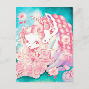 Carte Postale Délice de Licorne
