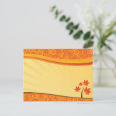 Carte Postale Délice d'octobre (Debout devant)