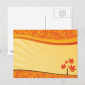 Carte Postale Délice d'octobre (Devant / Derrière)