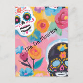 Carte Postale Délice Floral de la Fête des Morts (Devant)