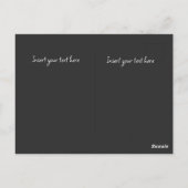 Carte Postale Délice florale de Jour des Morts (Dos)