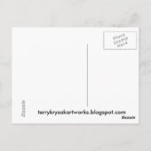 Carte Postale Délice orange (Dos)