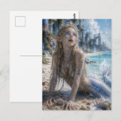 Carte Postale Délice / Sirène / Plages Blanches (Devant / Derrière)