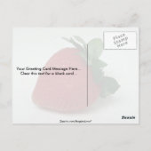 Carte Postale Délicieuse fraise (Dos)