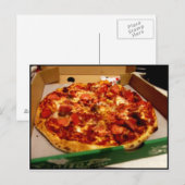 Carte Postale Délicieuse Pizza (Devant / Derrière)