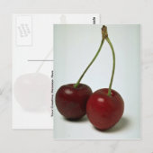Carte Postale Délicieux cerises (Devant / Derrière)