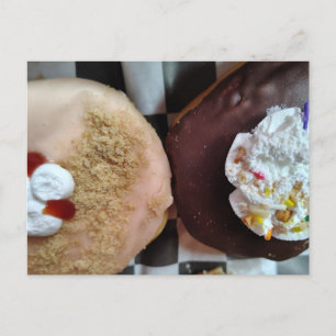 Carte Postale Délicieux Donuts Prêts à être Dégustés Photographi