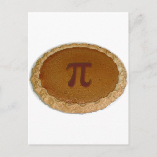 Carte Postale Délicieux Pi (Devant)