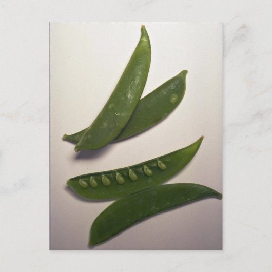 Carte Postale Délicieux pois de neige (Devant)