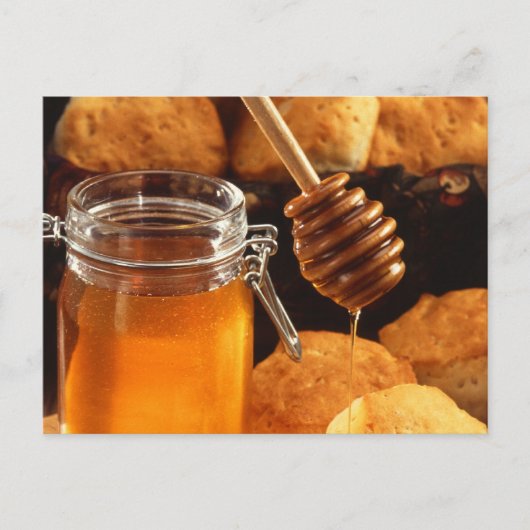 Carte Postale Délicieux pot de miel (Devant)