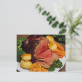 Carte Postale Délicieux Roast beef (Debout devant)