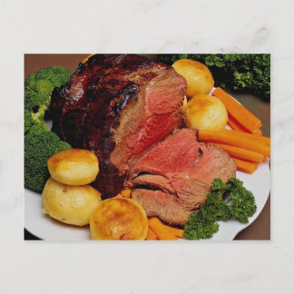 Carte Postale Délicieux Roast beef