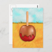 Carte postale Delicious Candy Apple Landcape (Devant / Derrière)