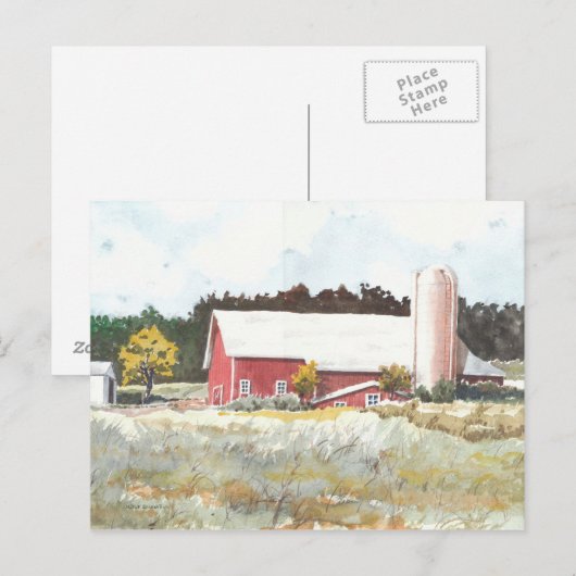 Carte Postale Dells Barn (Devant / Derrière)