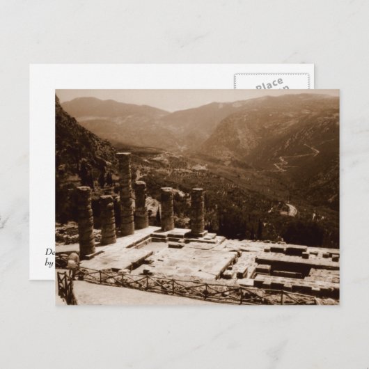 Carte Postale Delphi (Devant / Derrière)