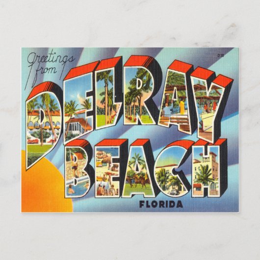 Carte Postale Delray Beach Floride (Devant)