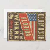 Carte Postale Delray Beach Floride (Devant / Derrière)